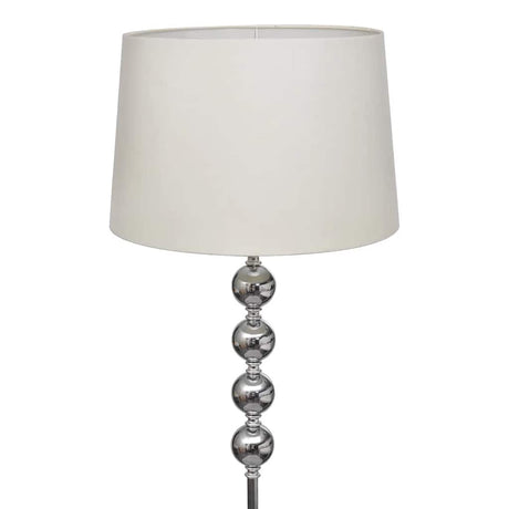 Vidaxl -Stehlampe mit hohem Standard und 4 Kugeln weiß