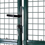 VIDAXL GARDE GATE Modernes Zaun 289 x 175 cm 306 x 225 cm (dunkelgrün)