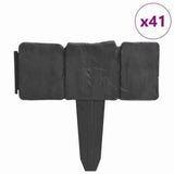 Vidaxl Gazonkanten 41 St Stein aus 10 m Kunststoff