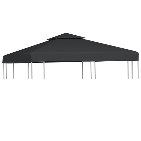 Vidaxl Ersatz Zelt Stoffbor 310 g m² 3x3 m dunkelgrau