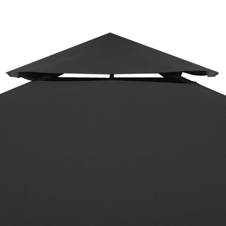 Vidaxl Ersatz Zelt Stoffbor 310 g m² 3x3 m dunkelgrau
