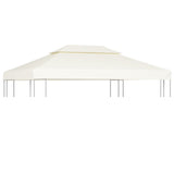 Vidaxl Ersatz Zelt Stoffbor 310 g m² 3x4 m Creme Weiß