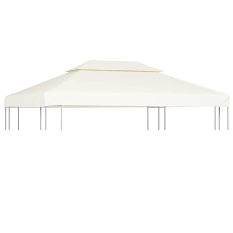 Vidaxl Ersatz Zelt Stoffbor 310 g m² 3x4 m Creme Weiß