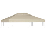 VIDAXL -Ersatzzelt -Stoffbor 310 g m² 3x4 m Beige