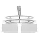 VIDAXL -Deckenlampe mit Ellipseglaskappen (4 x E14)
