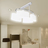 VIDAXL -Deckenlampe mit Ellipseglaskappen (4 x E14)