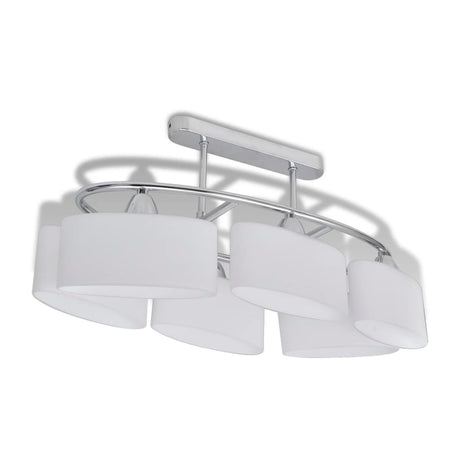 VIDAXL -Deckenlampe mit Ellipseglashauben 6xe14
