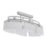 VIDAXL -Deckenlampe mit Ellipseglashauben 6xe14