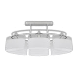 VIDAXL -Deckenlampe mit Ellipseglashauben 6xe14