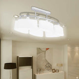 VIDAXL -Deckenlampe mit Ellipseglashauben 6xe14