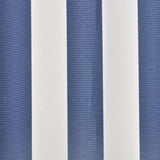 Vidaxl LaFeldoek 4x3 M Leinwand Blau und Weiß