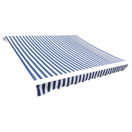 Vidaxl laifeldoek 6x3 m leinwand blau und weiß