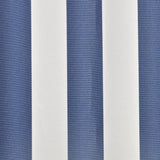 Vidaxl laifeldoek 6x3 m leinwand blau und weiß