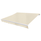 Vidaxl LaFeldoek 6x3 m Leinwand Crème