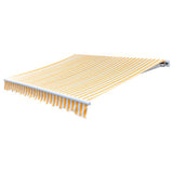 Vidaxl LaFeldoek 3x2,5 M Leinwand Sonnenblume Gelb und Weiß
