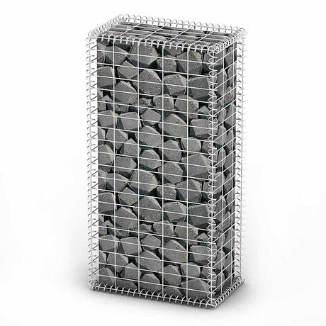 Vidaxl Schans Korb mit Deckel 100x50x30 cm verzinkter Draht