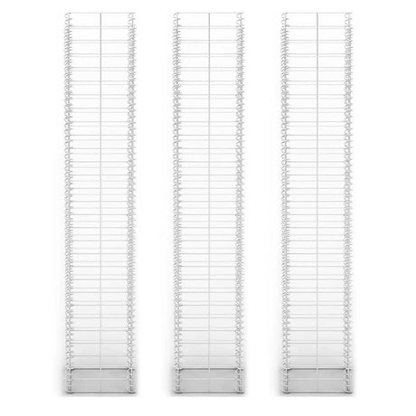 Vidaxx 3-teiliges Gabionen-Set 25x25x150 cm verzinkter Draht