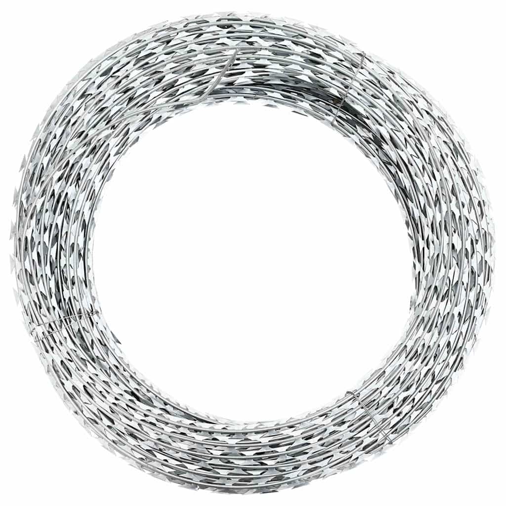 Vidaxl Shaver Mounds Concertina 60 m verzinkter Stahl
