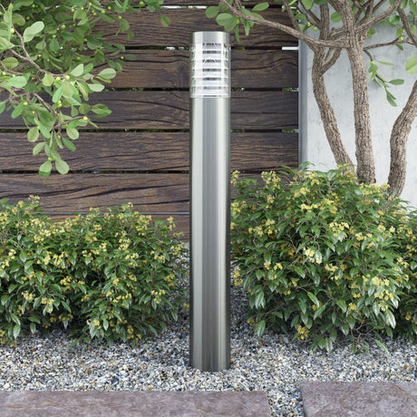 VIDAXL GARDE POST LAMPE FEED -freier Stahl
