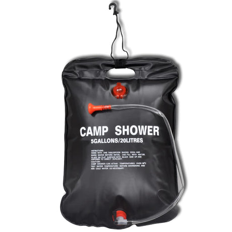 Vidaxl Campingschauer 2 St. Solar 20 l