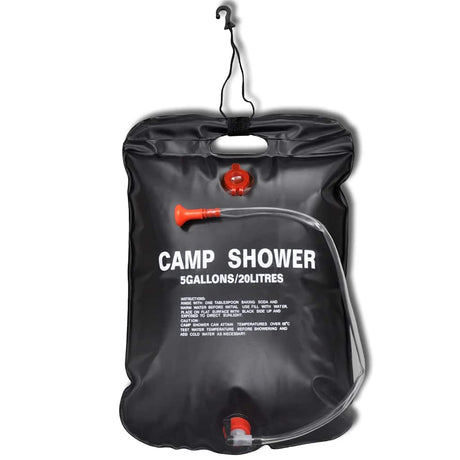 Vidaxl Campingschauer 2 St. Solar 20 l