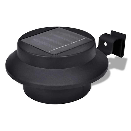 Vidaxl Solar Outdoor -Lampe Set 6 Teile schwarz