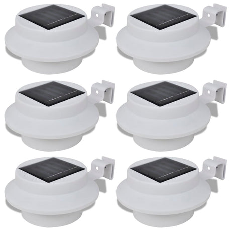 Vidaxl Solar Outdoor Lampe 6 Stück Weiß weiß