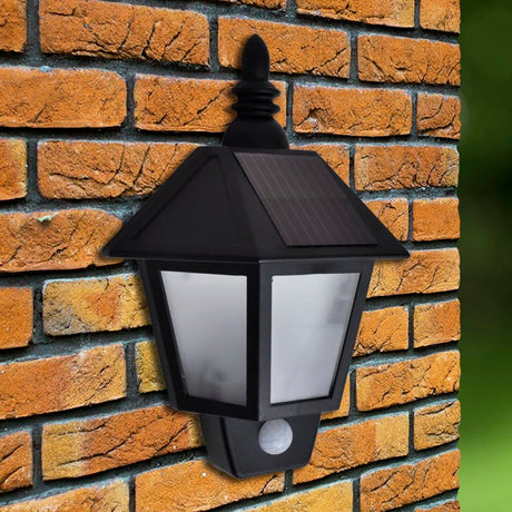 Vidaxl Solarwandlampe mit Bewegungssensor