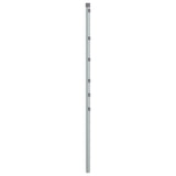 Vidaxl Zaunpfosten 15 ST 120 cm verzinkter Stahl Silberfarbe