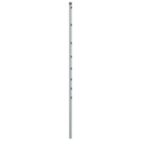 Vidaxl Zaunpfosten 15 St 150 cm verzinkter Stahl Silberfarbe
