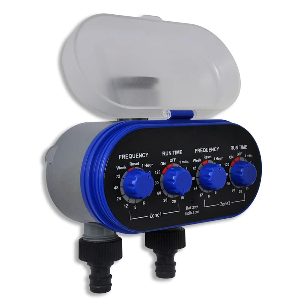 Vidaxl Electricbewässerungswasser -Timer (2 Ausgänge)