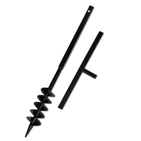VIDAXL MORDE BRACK mit Griff und Schraubenkopf (Doppelschraube) 100 mm (schwarz)