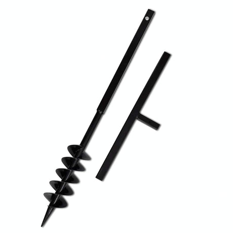 VIDAXL MORDE BRACK mit Griff und Schraubenkopf (Doppelschraube) 100 mm (schwarz)