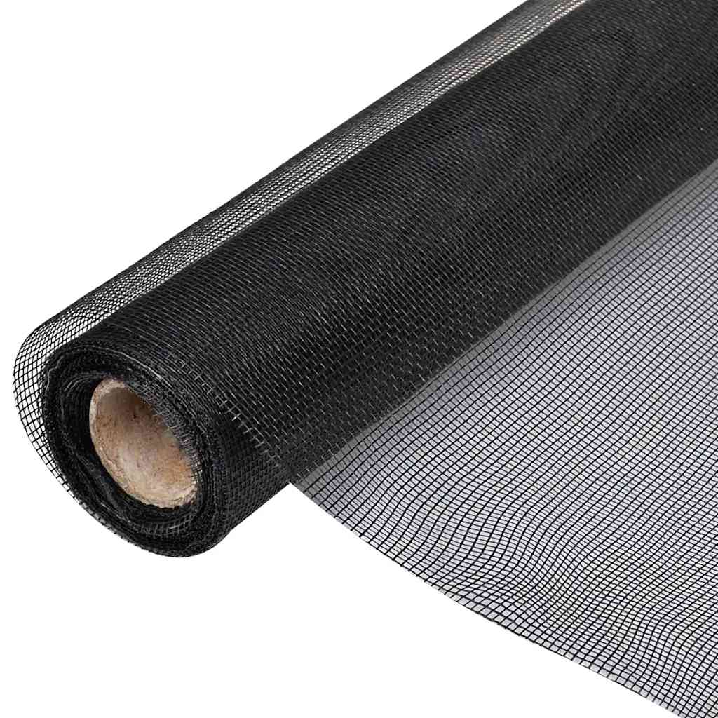 Vidaxl Mesh 100x500 cm Faserschwarz schwarz