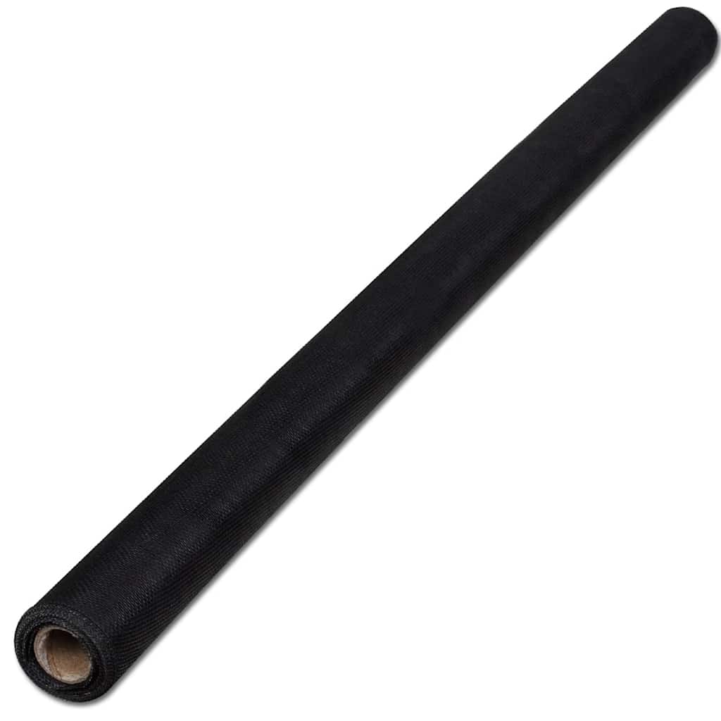 Vidaxl Mesh 100x500 cm Faserschwarz schwarz