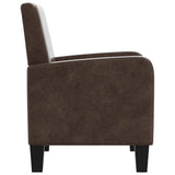 Vidaxl fauteuil kunstleer bruin