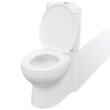 Vidaxl Toilettenecke Modell Keramik Weiß