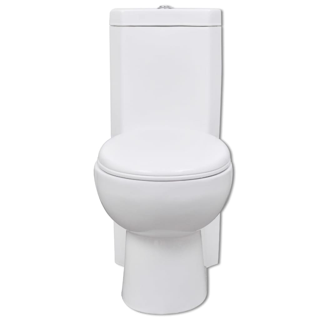 Vidaxl Toilettenecke Modell Keramik Weiß
