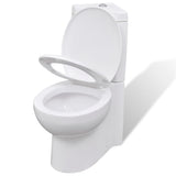 Vidaxl Toilettenecke Modell Keramik Weiß