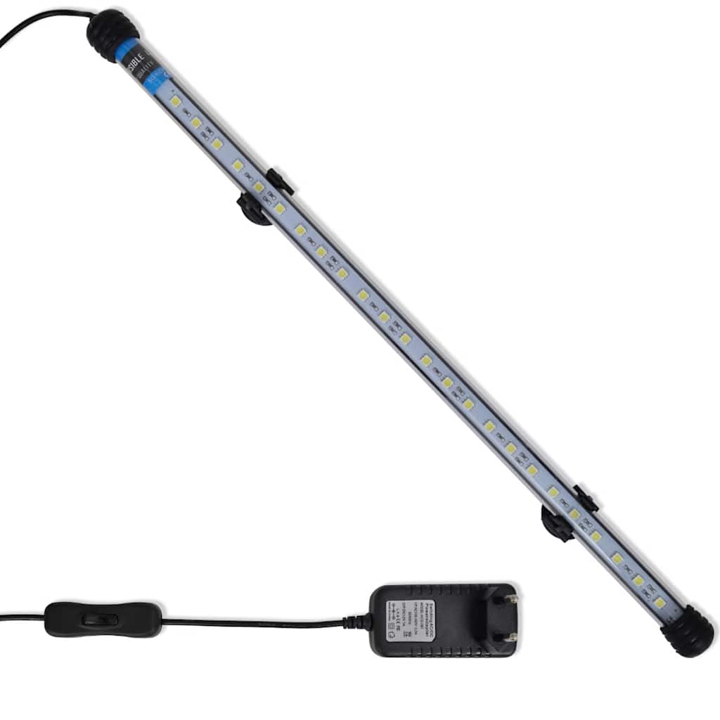 Vidaxxl LED-Aquarienlampe 48 cm weiß