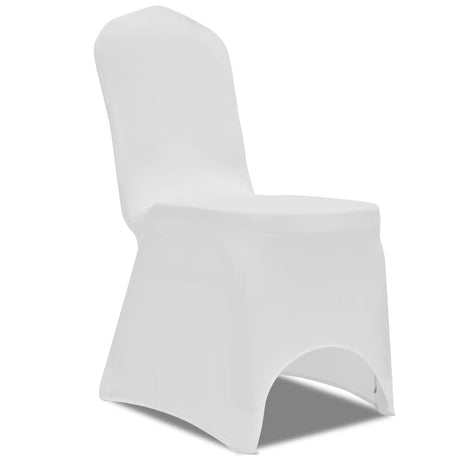 Vidaxl Stuhl Cover Stretch White (50 Stücke)