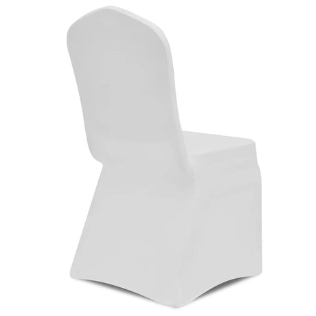 Vidaxl Stuhl Cover Stretch White (50 Stücke)