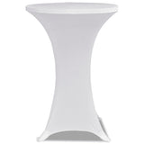 VIDAXL STIBLE TABEL COUNDET Ø60 cm Weiß (2 Stücke)