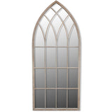 Vidaxl Gartenspiegel Gothic Bogen -verändert 50x115 cm