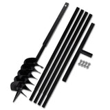 VIDAXL MOREPRILE mit Griff 150 mm und Erweiterungen 5 m Stahl