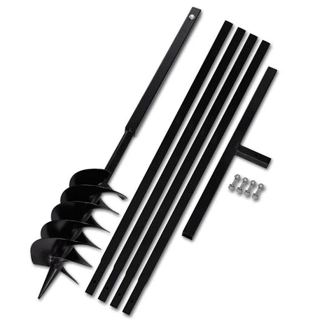 VIDAXL MOREPRILE mit Griff 150 mm und Erweiterungen 5 m Stahl