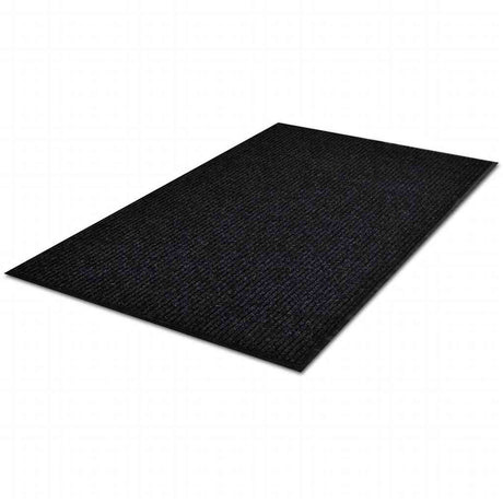 Vidaxl deurmat 90x60 cm pvc zwart