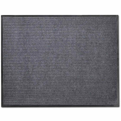 Vidaxl deurmat 90x150 cm pvc grijs