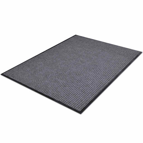 Vidaxl deurmat 120x180 cm pvc grijs