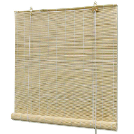Vidaxl Roller Blind 100x160 cm Bamboo Natural